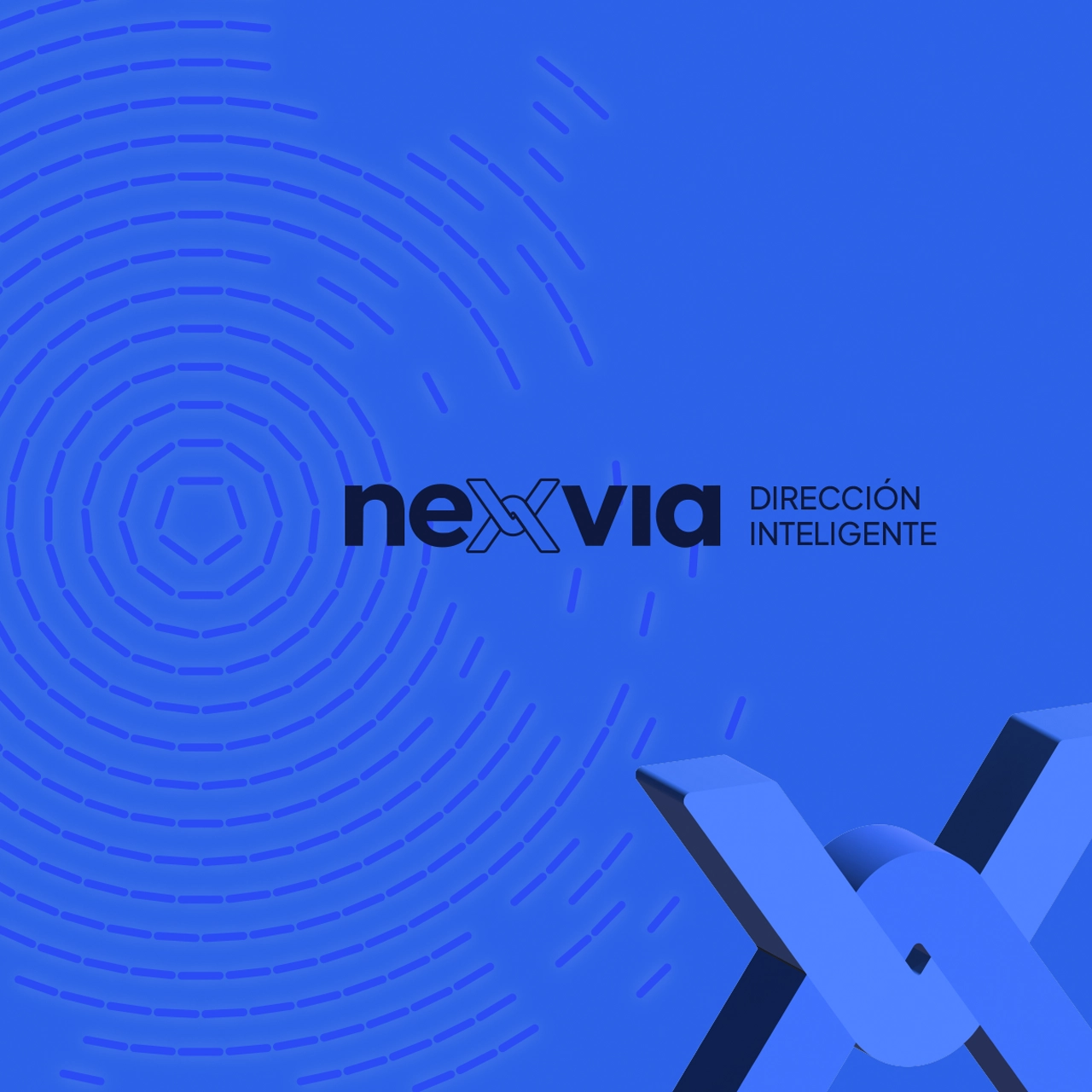 Identidad visual, diseño de logo y merchandising para Nexvia por FC Estudio