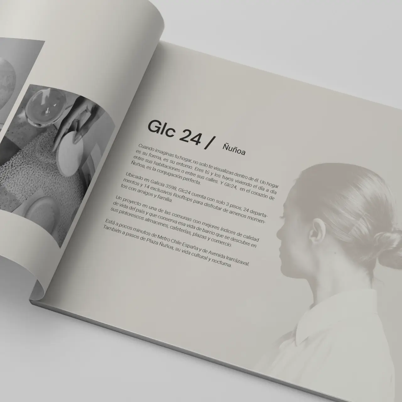 Branding e identidad visual para proyecto inmobiliario en Ñuñoa, Santiago