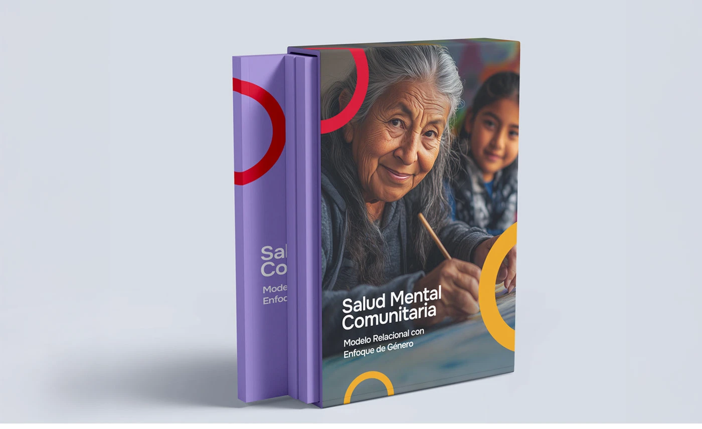 Diseño editorial de libro sobre salud mental comunitaria